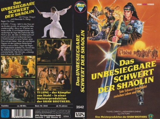 poster Das unbesiegbare Schwert der Shaolin  (1977)